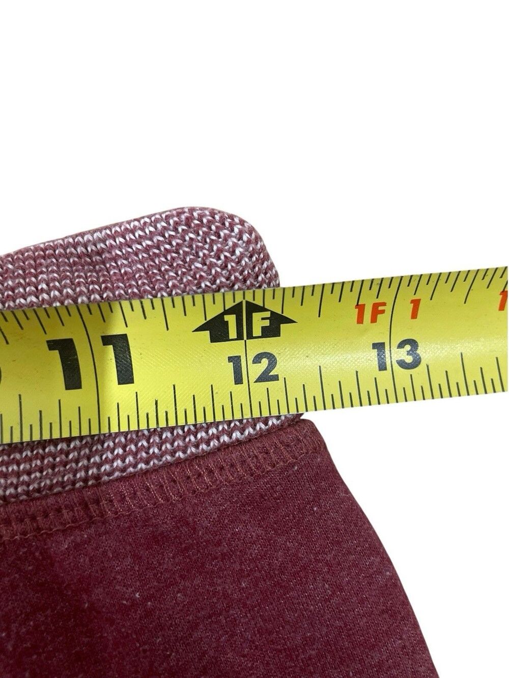 F&F Burgundy Sweatpants Jogger Pants Teens Regular Size 10 UK 9-10Y Waist 25 - Picture 4 of 5
